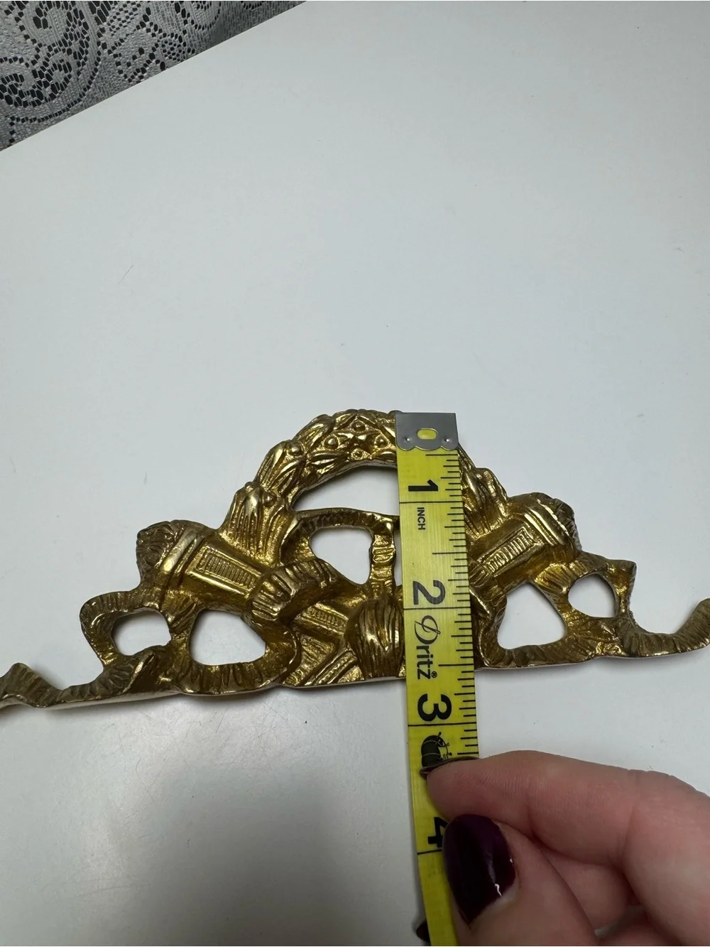 Vtg. Solid Brass Furniture, Hollywood Regency, Wall Swak